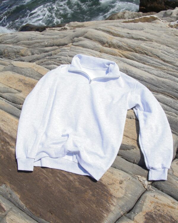 Grey Quarter zip