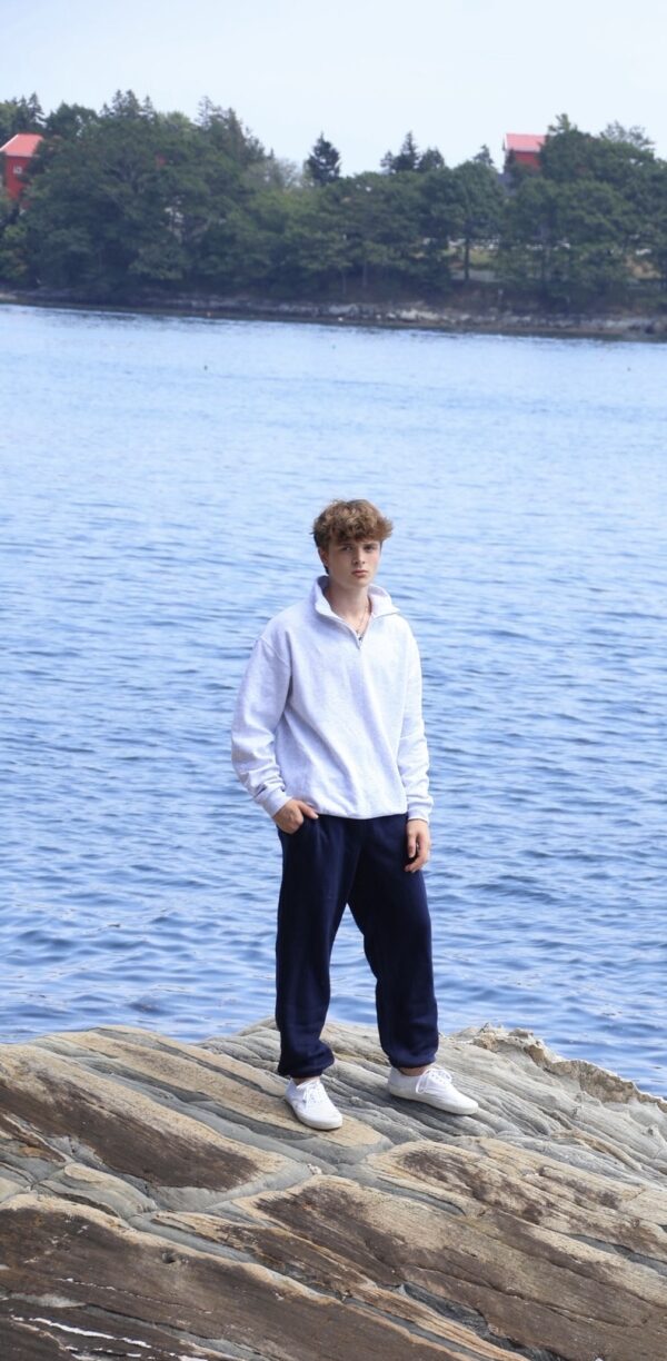Grey Quarter zip - Image 3