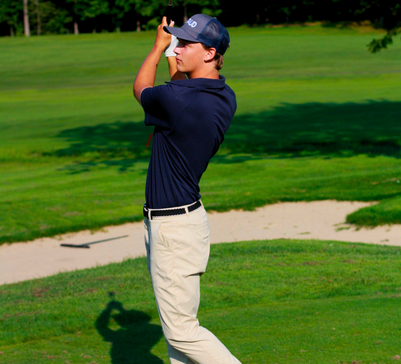 Men's Blue Polo - Image 2