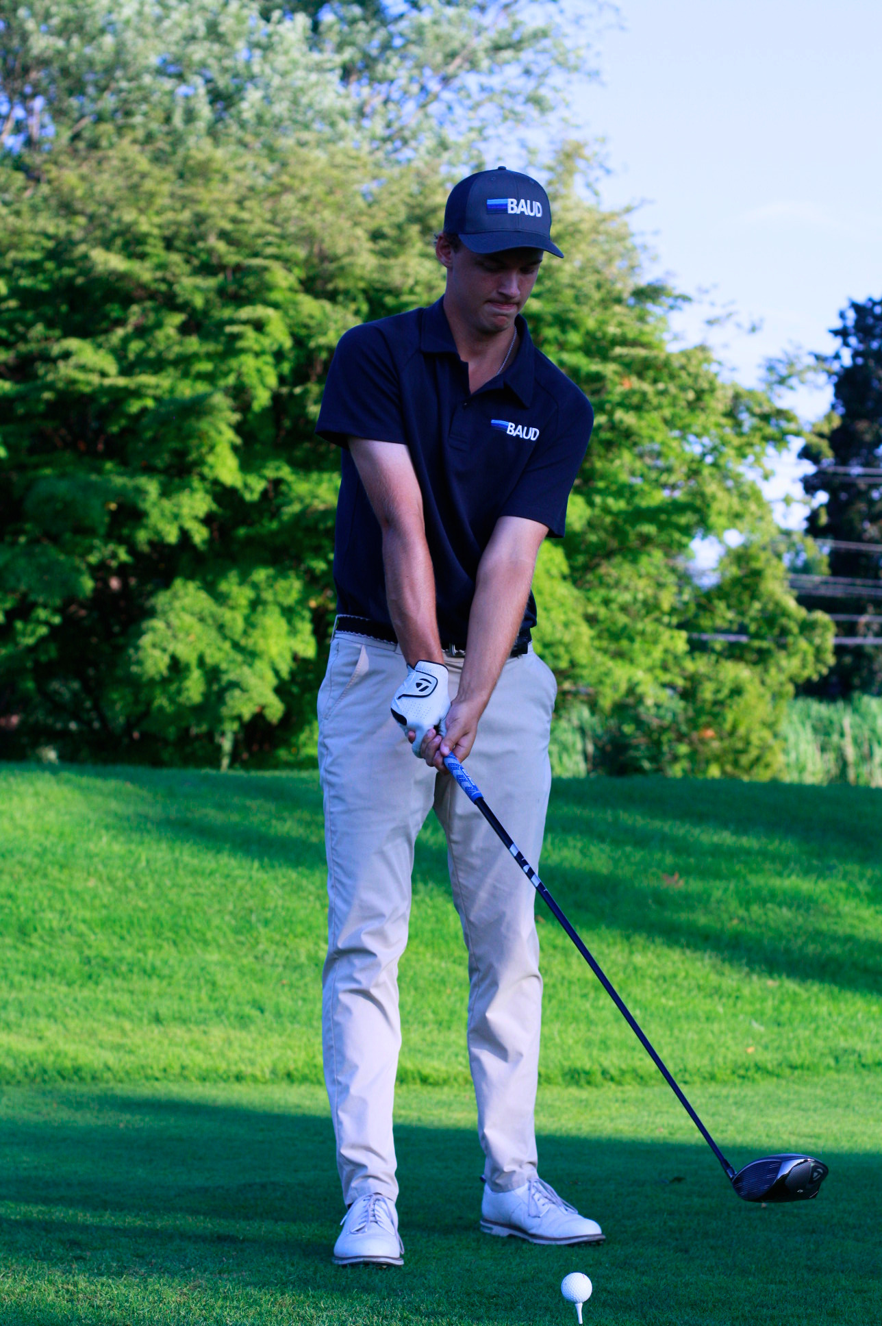 Men's Blue Polo - Image 3